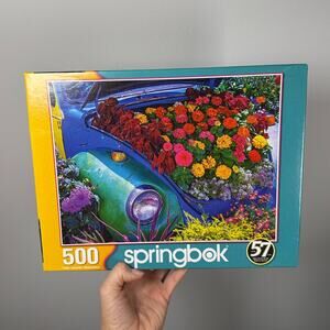 Springbok Flower Car 500 Piece Puzzle